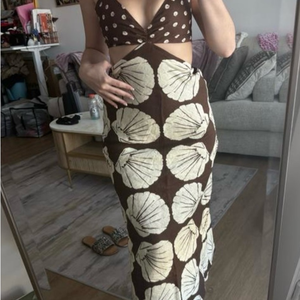 Abercrombie & Fitch Julia Slip Cutout Maxi Dress - Picture 4 of 4